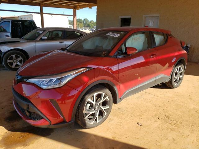 NMTKHMBX7MR130071 - 2021 TOYOTA C-HR XLE MAROON photo 2