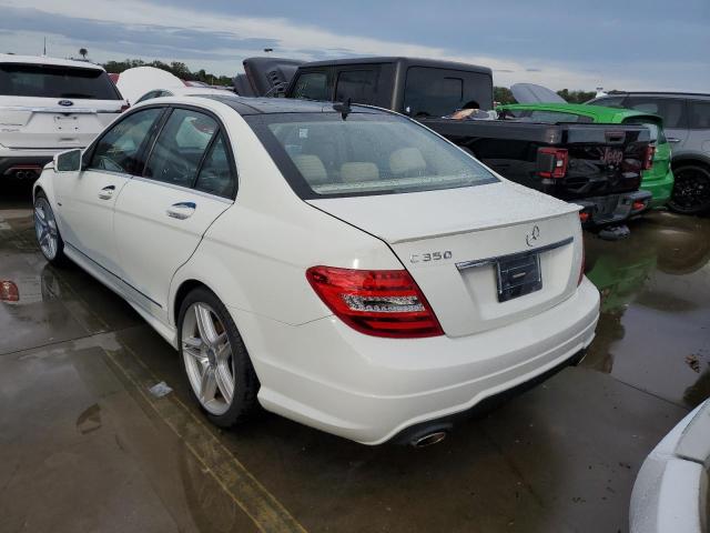 WDDGF5HB6CR206655 - 2012 MERCEDES-BENZ C 350 WHITE photo 3