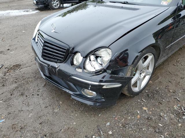 WDBUF56X57B043781 - 2007 MERCEDES-BENZ E350 BLACK photo 9