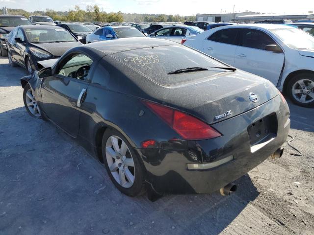 JN1AZ34E73T014467 - 2003 NISSAN 350Z COUPE BLACK photo 3