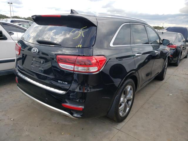 5XYPK4A5XGG071351 - 2016 KIA SORENTO SX BLACK photo 4