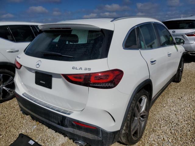 W1N4N5BB6MJ169317 - 2021 MERCEDES-BENZ GLA 35 AMG WHITE photo 4