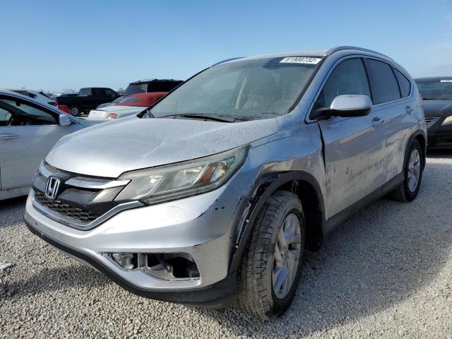 2HKRM3H70FH516644 - 2015 HONDA CR-V EXL SILVER photo 2