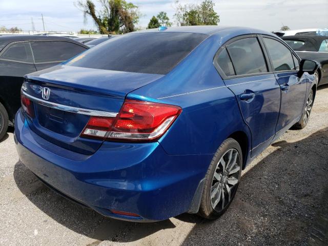 19XFB2F96FE097145 - 2015 HONDA CIVIC EXL Mavi foto 4