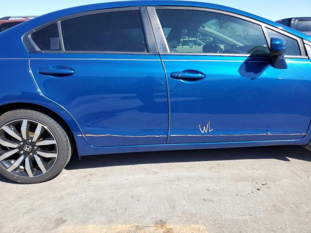 19XFB2F96FE097145 - 2015 HONDA CIVIC EXL Mavi foto 9