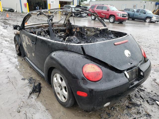 3VWCK21Y03M333353 - 2003 VOLKSWAGEN NEW BEETLE 烧焦的 照片 3