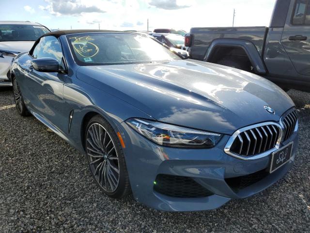 WBADZ4C08MCF24575 - 2021 BMW 840XI BLUE photo 1