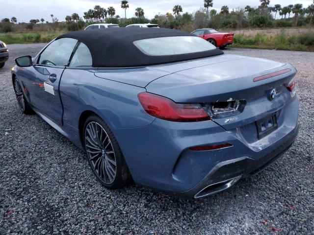 WBADZ4C08MCF24575 - 2021 BMW 840XI BLUE photo 3