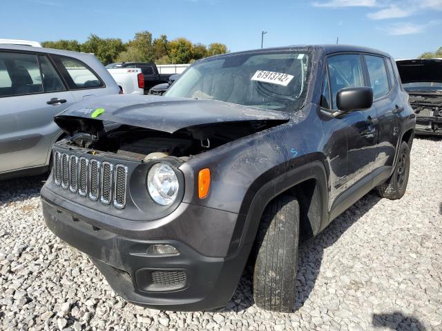 ZACCJBAB2HPG14706 - 2017 JEEP RENEGADE S GRAY photo 2