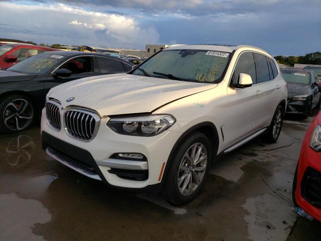 5UXTR9C50KLE15773 - 2019 BMW X3 XDRIVE3 WHITE photo 2