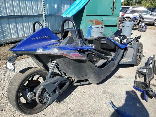 57XAAPHD2N8148796 - 2022 POLARIS SLINGSHOT BLUE photo 4