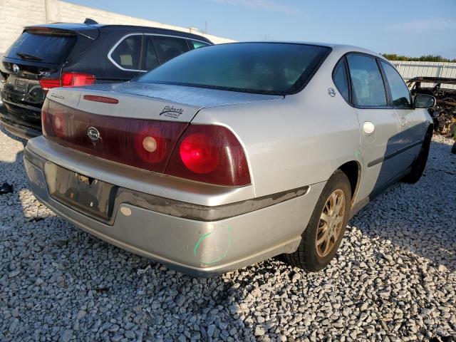 2G1WF52E019161768 - 2001 CHEVROLET IMPALA SILVER photo 4