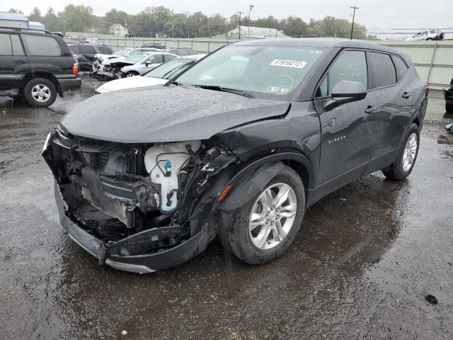 3GNKBGRS2KS623669 - 2019 CHEVROLET BLAZER 2LT GRAY photo 2