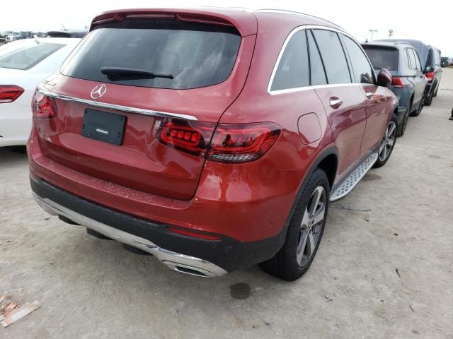 W1N0G8DB0NV339897 - 2022 MERCEDES-BENZ GLC 300 RED photo 4