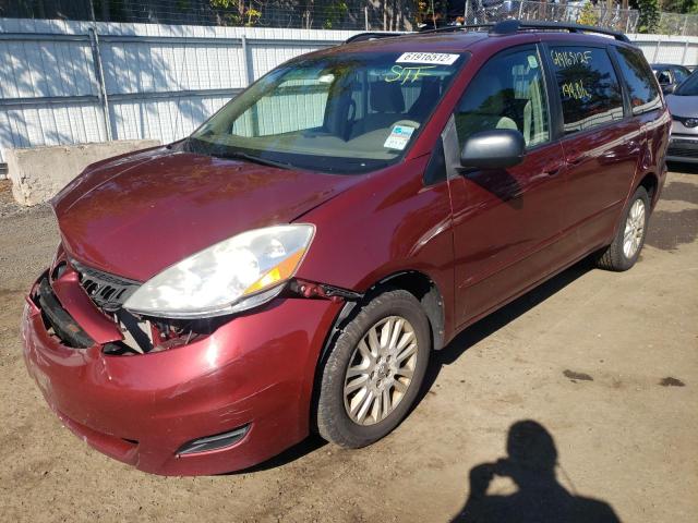5TDJK4CC3AS029406 - 2010 TOYOTA SIENNA LE RED photo 2