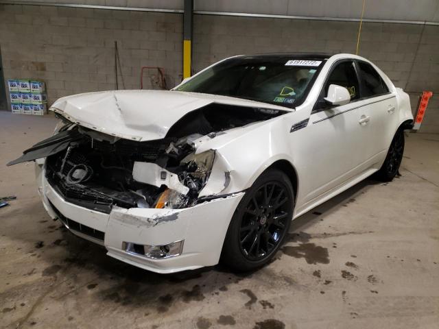 1G6DP5EV2A0136763 - 2010 CADILLAC CTS PREMIU WHITE photo 2