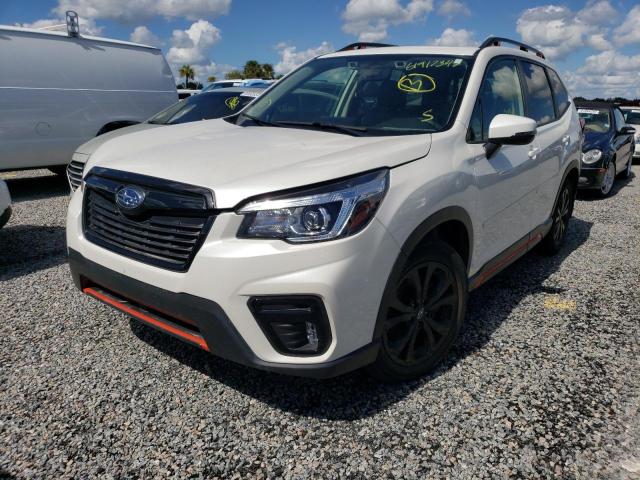 JF2SKAKC4KH573148 - 2019 SUBARU FORESTER S WHITE photo 2