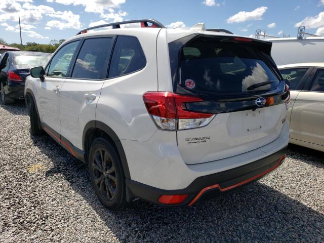 JF2SKAKC4KH573148 - 2019 SUBARU FORESTER S WHITE photo 3