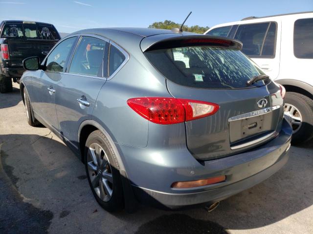 JNKAJ09E48M303477 - 2008 INFINITI EX35 BASE BLUE photo 3