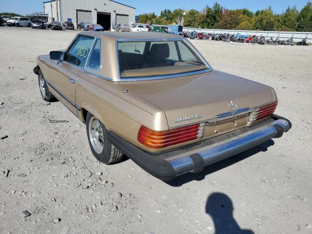 WDBBA45A7CB012829 - 1982 MERCEDES-BENZ S-CLASS GOLD photo 3