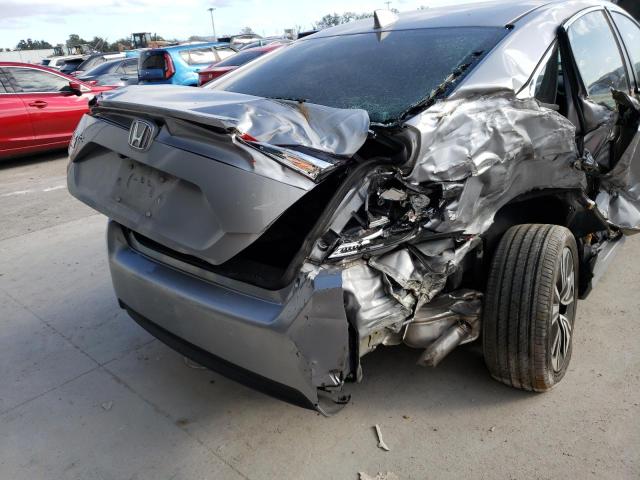 2HGFC1F71HH650363 - 2017 HONDA CIVIC EXL Srebrny zdjęcie 9