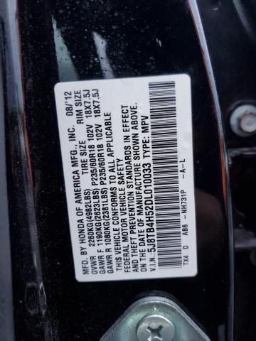 5J8TB4H52DL010033 - 2013 ACURA RDX TECHNO BLACK photo 10