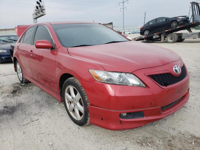 4T1BE46K77U077540 - 2007 TOYOTA CAMRY CE RED photo 1