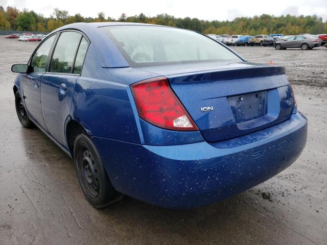1G8AJ52F15Z152818 - 2005 SATURN ION LEVEL BLUE photo 3