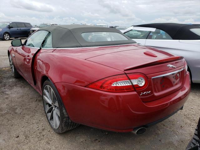 SAJWA4GB9ELB53444 - 2014 JAGUAR XK RED photo 3