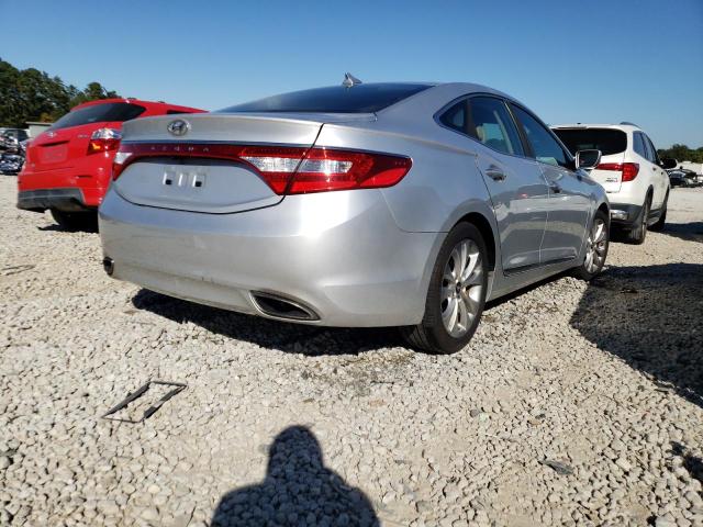 KMHFG4JG3DA218020 - 2013 HYUNDAI AZERA SILVER photo 4