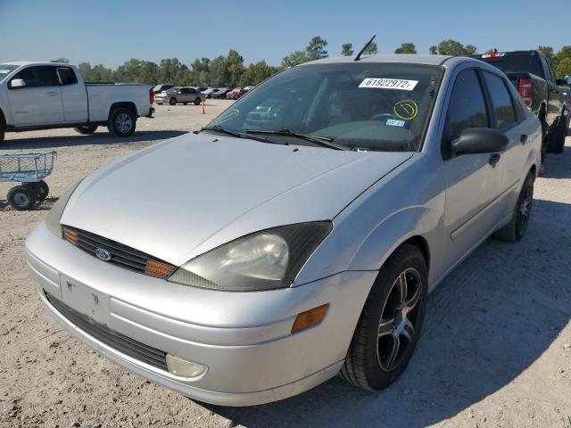 1FAFP38363W210986 - 2003 FORD FOCUS ZTS SILVER photo 2