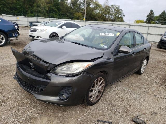 JM1BL1W66C1583724 - 2012 MAZDA 3 S GRAY photo 2