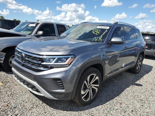 1V2TR2CA0MC599407 - 2021 VOLKSWAGEN ATLAS SEL Boz foto 2