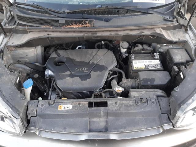 KNDJN2A29E7018528 - 2014 KIA SOUL GRAY photo 7