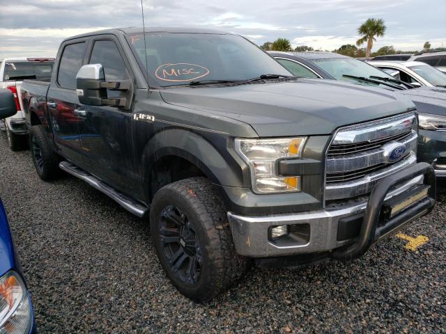 1FTEW1EF0FFB24878 - 2015 FORD F-150 GRAY photo 1