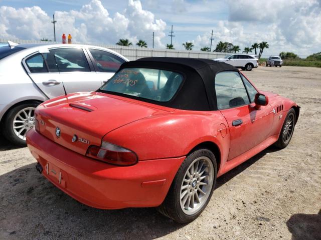 WBACN53431LJ59117 - 2001 BMW Z3 3.0 RED photo 4