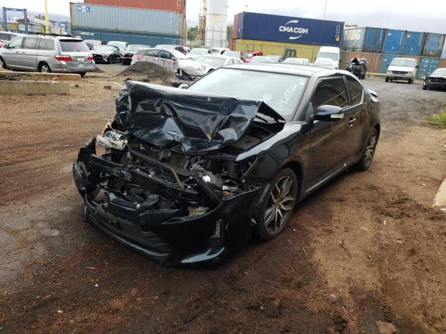 JTKJF5C76F3095236 - 2015 TOYOTA SCION TC BLACK photo 2