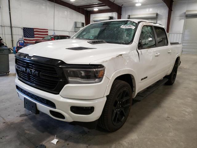 1C6SRFJT7LN376185 - 2020 RAM 1500 LARAM WHITE photo 2