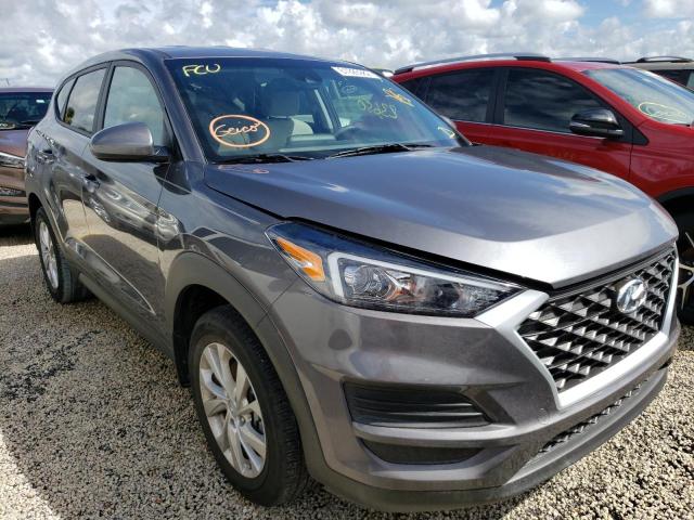 KM8J23A46MU336845 - 2021 HYUNDAI TUCSON SE GRAY photo 1