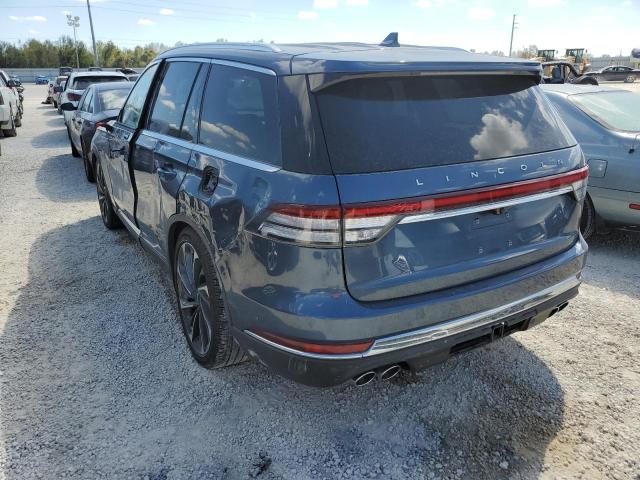 5LM5J7XC3LGL14015 - 2020 LINCOLN AVIATOR RE 青色 照片 3