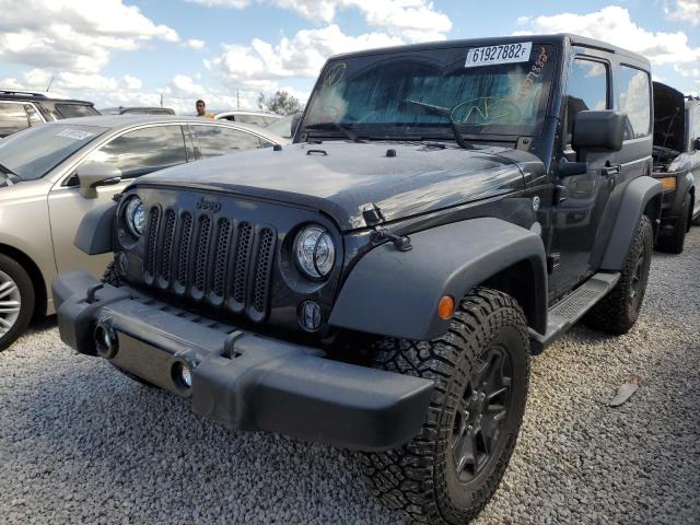 1C4AJWAG6HL511898 - 2017 JEEP WRANGLER S BLACK photo 2