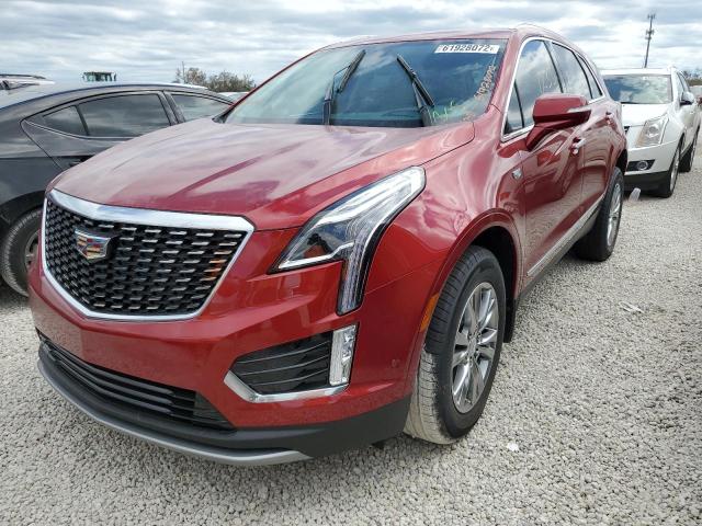 1GYKNCRSXMZ218412 - 2021 CADILLAC XT5 PREMIU RED photo 2