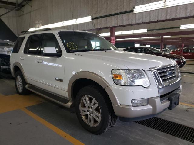 1FMEU64E76UA51138 - 2006 FORD EXPLORER E WHITE photo 1