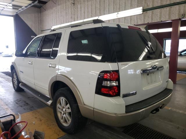 1FMEU64E76UA51138 - 2006 FORD EXPLORER E WHITE photo 3