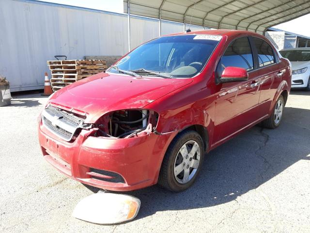 KL1TD5DE4AB132857 - 2010 CHEVROLET AVEO LS 红色 照片 2