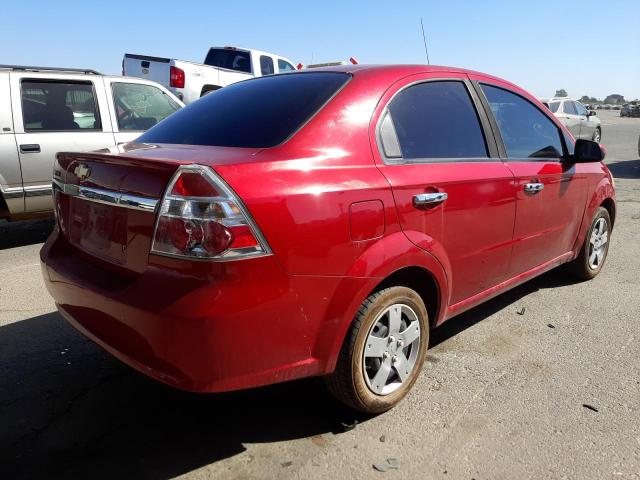 KL1TD5DE4AB132857 - 2010 CHEVROLET AVEO LS 红色 照片 4