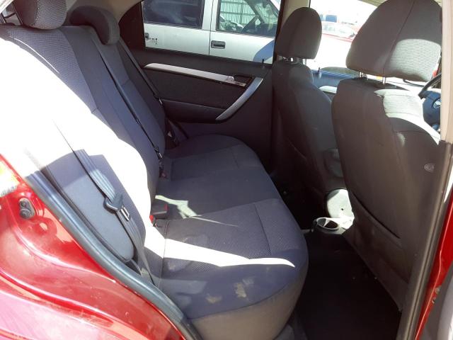 KL1TD5DE4AB132857 - 2010 CHEVROLET AVEO LS 红色 照片 6