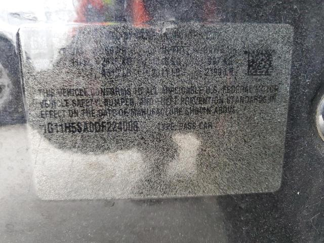 1G11H5SA0DF224008 - 2013 CHEVROLET MALIBU LTZ 黑色 照片 10