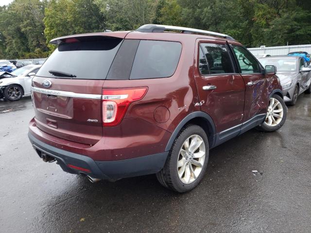 1FM5K8D87FGB57180 - 2015 FORD EXPLORER X BURGUNDY photo 4