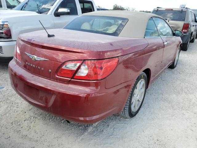 1C3LC65M78N156851 - 2008 CHRYSLER SEBRING LI RED photo 4